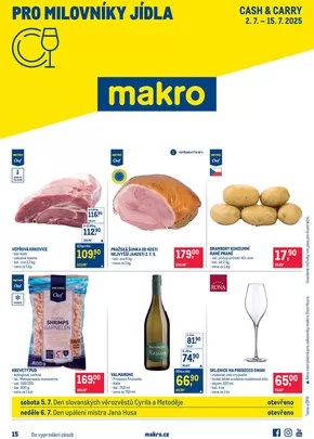 Makro katalog v Ostrava | Exkluzivní nabídky pro naše zákazníky | 2025-07-02T00:00:00.000Z - 2025-07-15T00:00:00.000Z