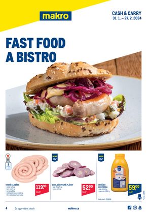 Makro katalog v Stříbro | Fast food a bistro | 2024-01-31 - 2024-02-27