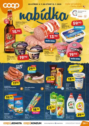 Coop katalog v Mladá Boleslav | Top nabídky pro všechny lovce výhodných nákupů | 2025-07-02T00:00:00.000Z - 2025-07-15T00:00:00.000Z