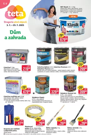 Teta katalog | Technický leták č. 5 | 2025-07-03T00:00:00.000Z - 2025-07-29T00:00:00.000Z