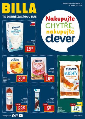Billa katalog v Plzeň | Billa Nakupujte chytře, nakupujte Clever | 2024-02-01 - 2024-03-03