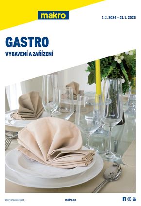 Makro katalog v Ústí nad Labem | Gastro vybavení a zařízení | 2024-02-02 - 2025-01-31
