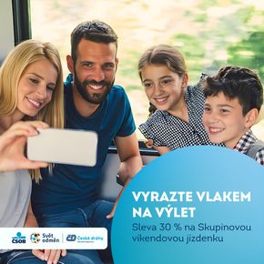Čsob katalog v Olomouc | Až do konce února cestovat vlaky České dráhy se slevou 30 %! | 2024-02-06 - 2024-02-29