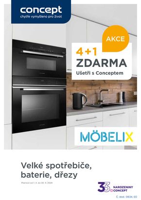 Möbelix katalog v České Budějovice | Velké spotřebiče, baterie, dřezy | 2024-04-03 - 2024-09-30