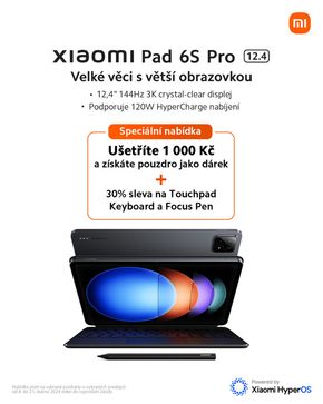 Xiaomi katalog v Pardubice | Xiaomi Pad 6S Pro | 2024-04-09 - 2024-04-21