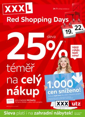XXXLutz katalog v Brno | XXXLutz Sleva 25 % na téměř celý nákup | 2024-04-15 - 2024-04-28