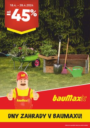 Baumax katalog v Pardubice | Dny zahrady v Baumaxu! | 2024-04-18 - 2024-04-28