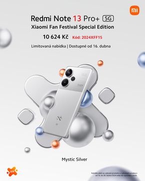 Xiaomi katalog v Ostrava | Redmi Note 13 Pro+ 5G | 2024-04-18 - 2024-04-28