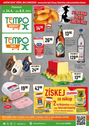 TEMPO katalog v Bruntál | Leták TEMPO market | 2024-04-24 - 2024-05-06