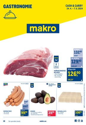 Makro katalog v Ústí nad Labem | Gastronomie | 2024-04-24 - 2024-05-07