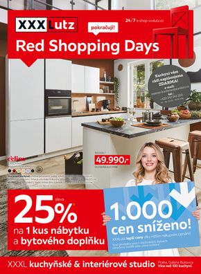 XXXLutz katalog v Židlochovice | XXXLutz Red Shopping Days pokračuje | 2024-04-29 - 2024-05-12