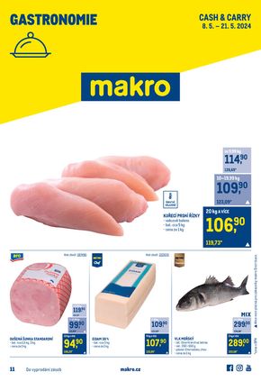 Makro katalog v Šlapanice | Gastronomie | 2024-05-08 - 2024-05-21