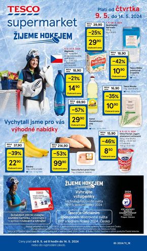 Tesco katalog v Kralupy nad Vltavou | Tesco leták - Supermarkety - Od 09.05 do 14.05.2024 | 2024-05-09 - 2024-05-14