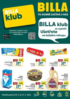 Billa katalog v Pardubice | Leták BILLA klub | 2024-05-08 - 2024-05-21