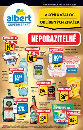 Albert katalog v Plzeň | Albert Supermarket leták Od 09.05.2024 do 21.05.2024 | 2024-05-09 - 2024-05-21