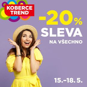 Koberce Trend katalog v Olomouc | SLEVA NA VŠECHNO -20 % | 2024-05-15 - 2024-05-18